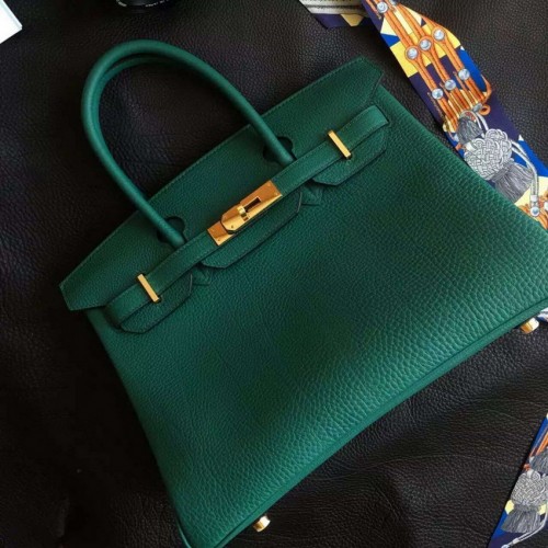 Hermes birkin 35 cm green togo